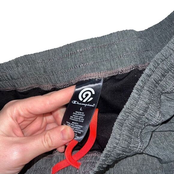 CHAMPION Grey Drawstring Athletic Short Size Large - Picture 4 of 7